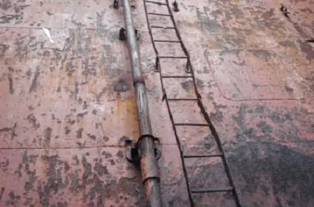 PAMS Pacific Admiralty Maritime Services Bulk Carrier cargo hold heavily pitted damage ladder